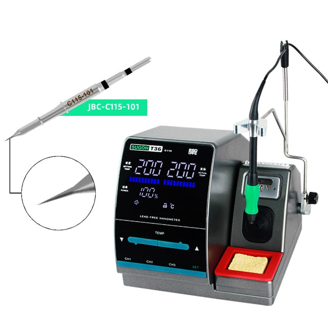 SUGON T36 Nano Soldering Station 1S Rapid Heating With Original Soldering Tip For Integrated Circuit Component Welding Repair