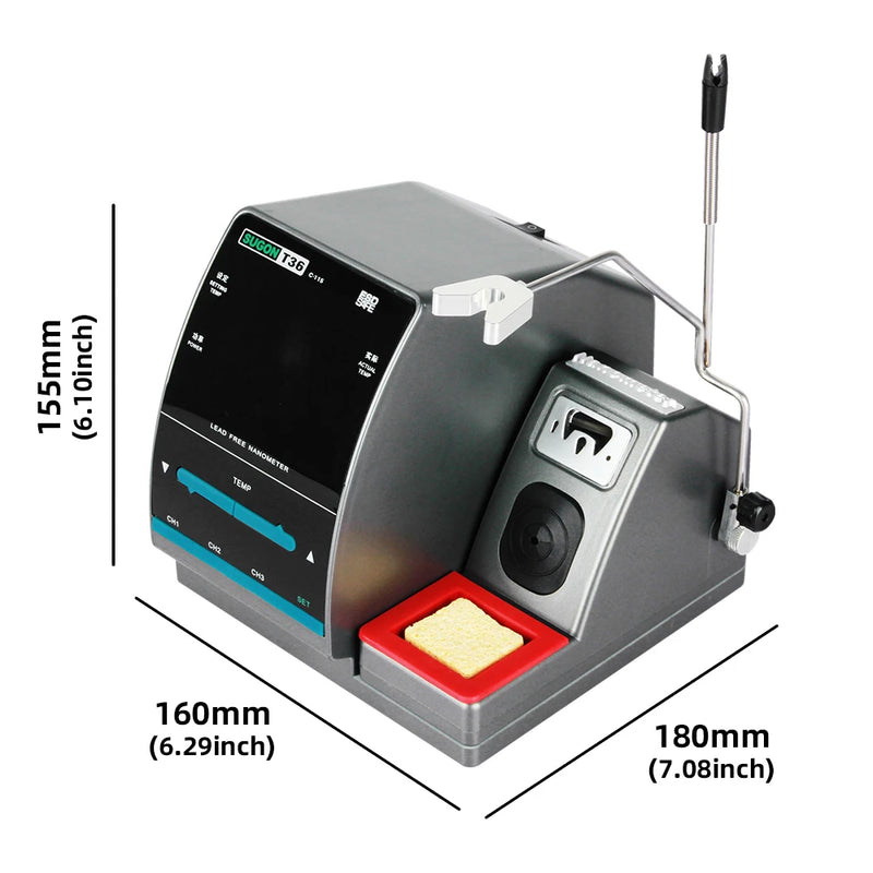 SUGON T36 Nano Soldering Station 1S Rapid Heating With Original Soldering Tip For Integrated Circuit Component Welding Repair