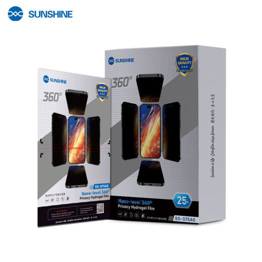 Nano-level 360° anti-peep hydrogel film (25Pcs/Box ) SUNSHINE SS-075AS