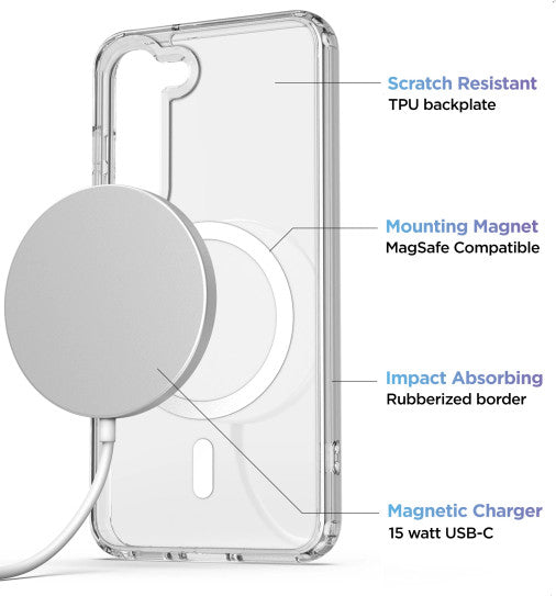 Clear Case with MagSafe for Samsung Galaxy S Series