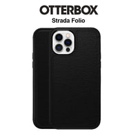 OtterBox For iPhone 15 Strada Folio Compatible With MagSafe Case Shadow Black
