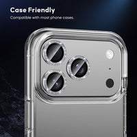 USP Camera Lens Protector For iPhone 17 / 16 / 16 Plus Crystal Style Individual Ring Cover (Tempered Glass)