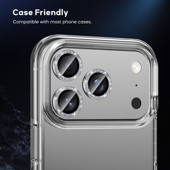 USP Camera Lens Protector For iPhone 17 / 16 / 16 Plus Crystal Style Individual Ring Cover (Tempered Glass)