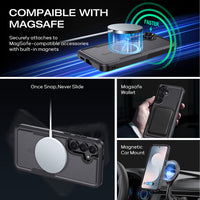USP Case For Galaxy S26 Black Armor Light Case Compatible With Magsafe