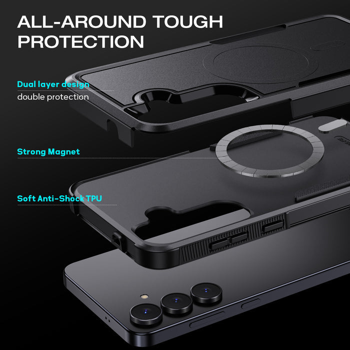 USP Case For Galaxy S26 Black Armor Light Case Compatible With Magsafe