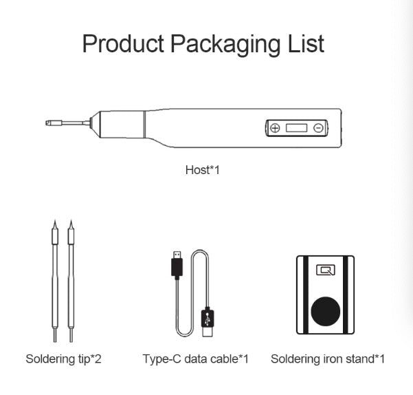 Quick TS1 Smart Portable Soldering Iron Built-in Large-capacity Battery