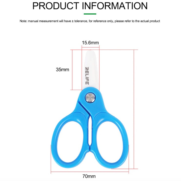 RELIFE RL-102A Insulated Ceramic Mini Scissors