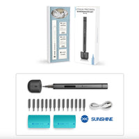 Sunshine SD-18E Mini Lithium Electric Screwdriver With With LED Lighting For iPhone / iPad / Table / Camera Repair