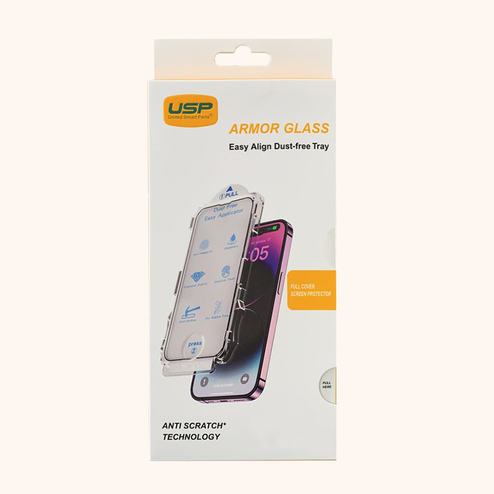 USP Easy Align Dust-free Tray Screen Protector For iPhone 17e/16e/14/1 ...