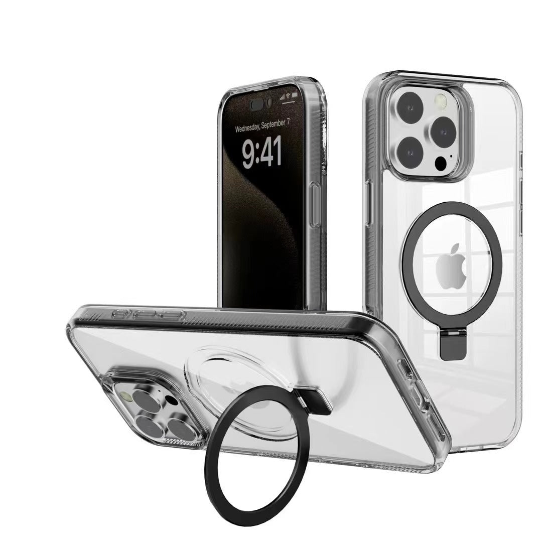 USP Case For iPhone 16 Pro Max Ring Stand With Magsafe Black