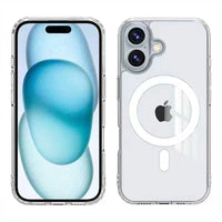 USP Case For iPhone 16 Plus Clear Rock Shockproof Case with MagSafe