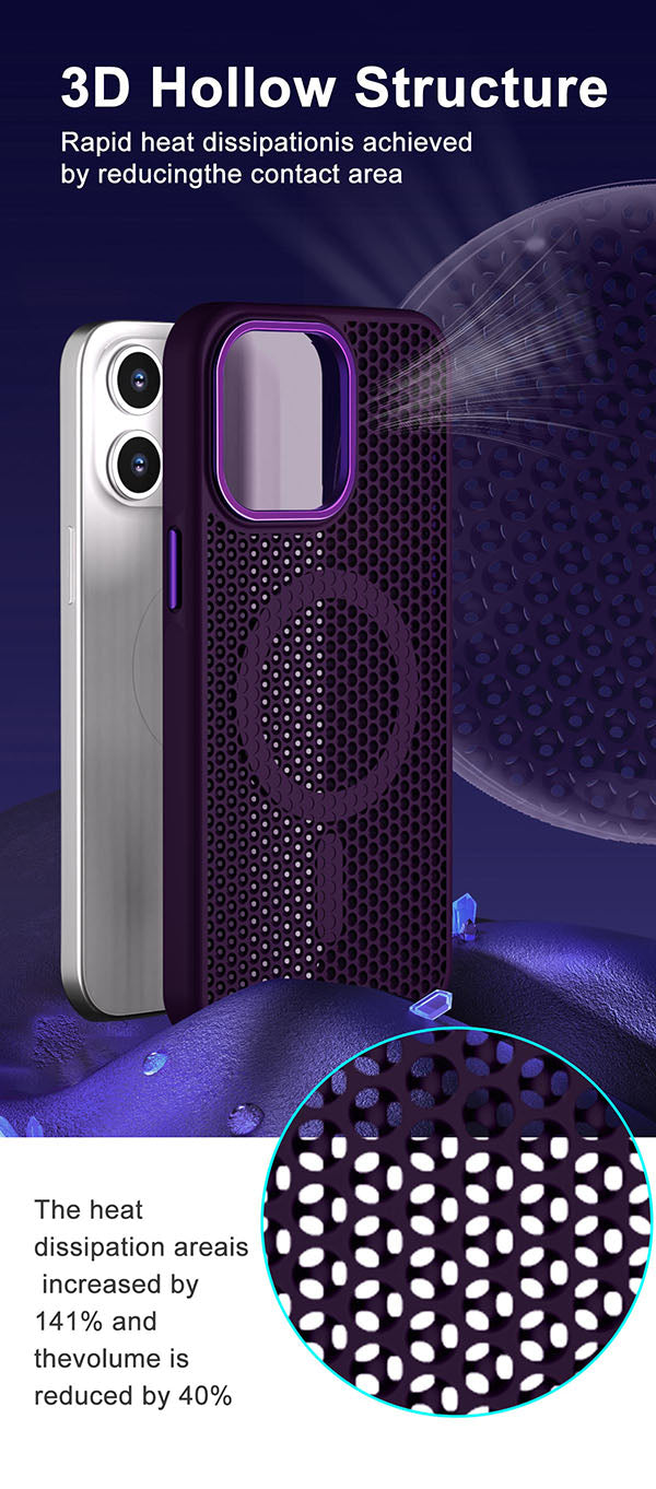 USP 3D Mesh Armor Case for iPhone 17 Compatible With Magsafe