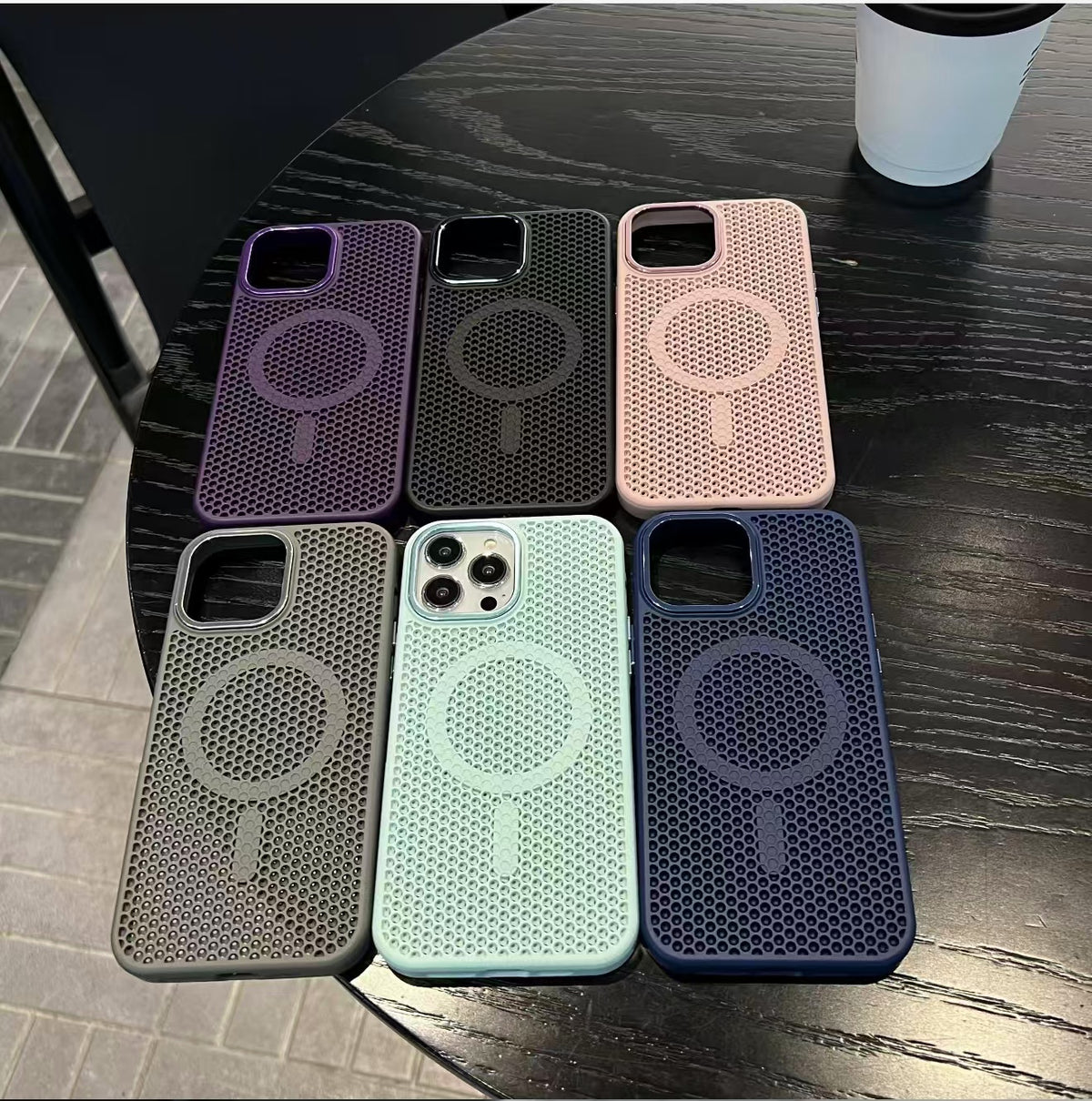 USP 3D Mesh Armor Case for iPhone 17 Compatible With Magsafe