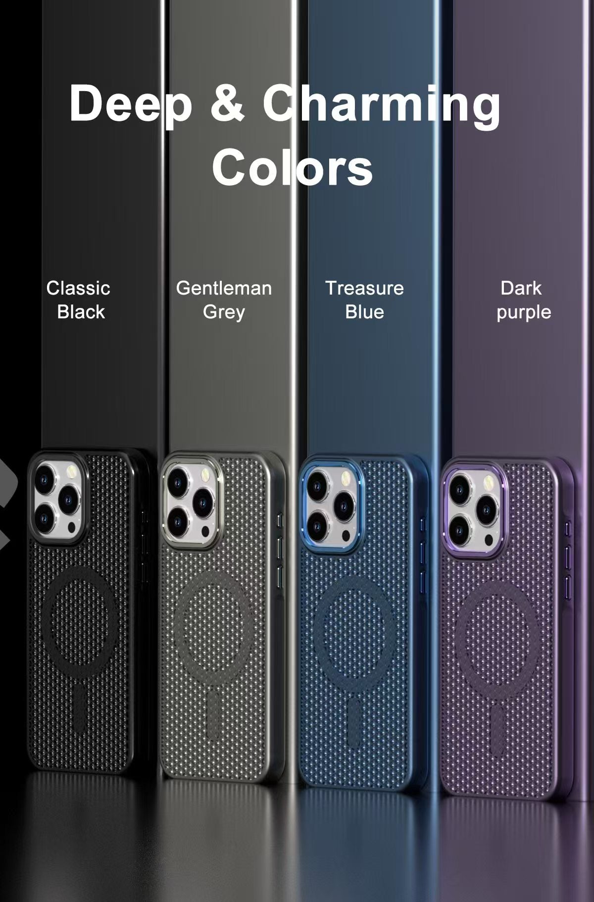 USP 3D Mesh Armor Case for iPhone 17 Compatible With Magsafe