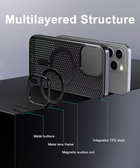 USP 3D Mesh Armor Case for iPhone 17 Compatible With Magsafe