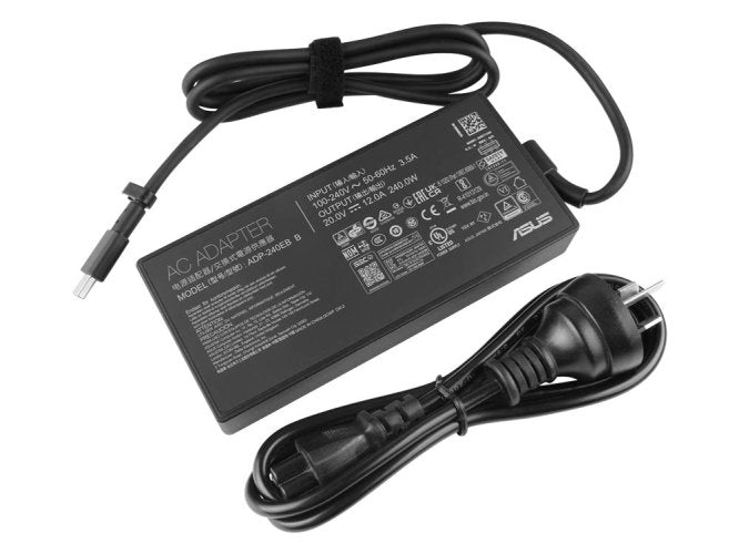 USP 240W USB-C GaN Charger + USB-C Cable- Black Compact Laptop Charger