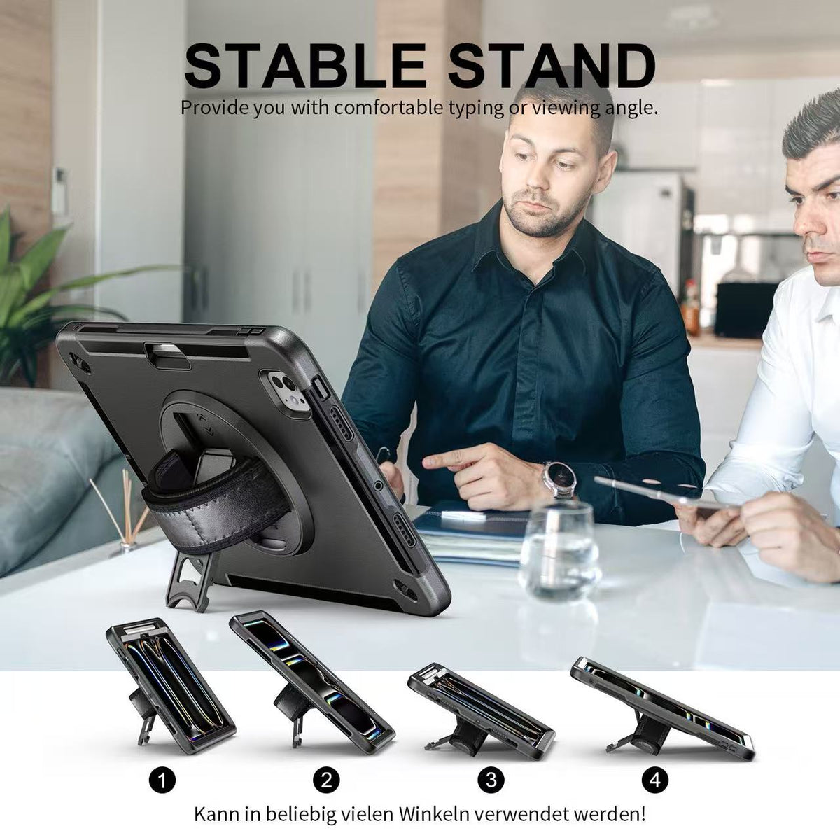 Rugged Case with Pen Holder for iPad Pro 2025(M5)/2024(M4) 11"