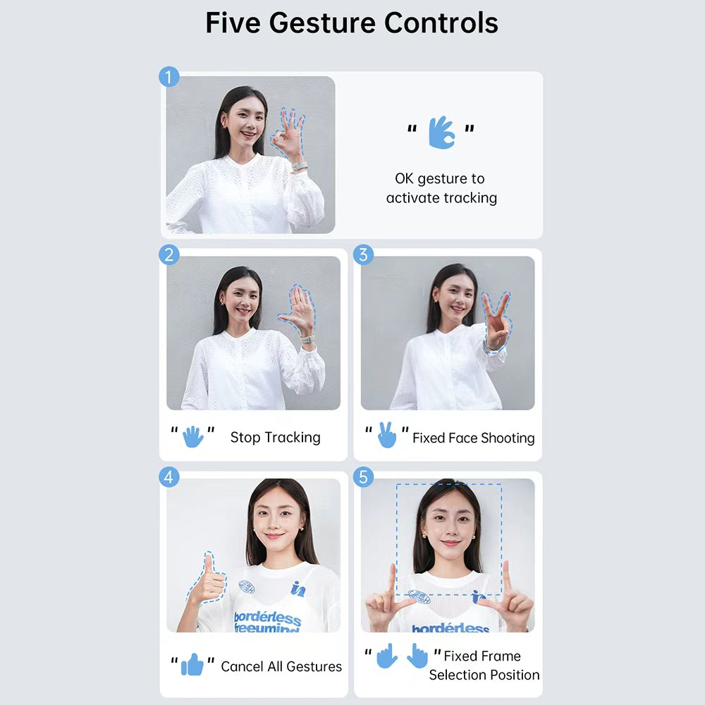 360° Smart Auto-follow Shooting Auto Face Tracking Gimbal