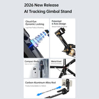 360° Smart Auto-follow Shooting Auto Face Tracking Gimbal