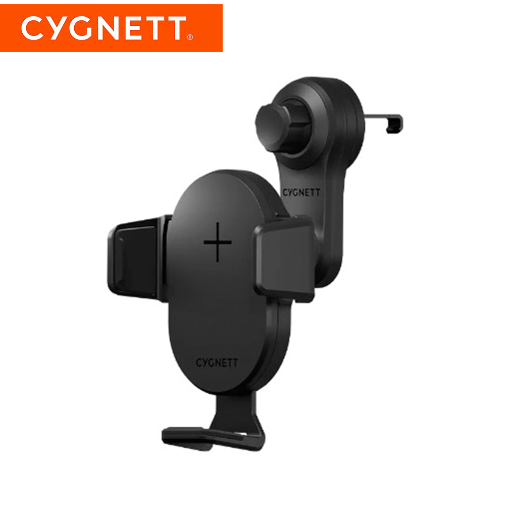 Cygnett EasyMount Car Airvent Mount + 10W Fast Wireless Charger Phone Holder