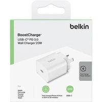 Belkin BoostCharge USB-C® PD 3.0 Wall Charger 20W