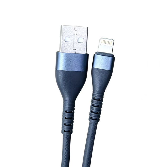 30cm USB-A to Lightning Nylon Braided 2.4A Fast Charging Cable for iPhone