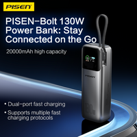 Bolt 130W 20000mAh Labtop Power Bank Pisen
