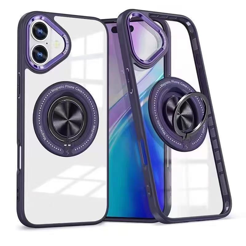 USP Case For iPhone 17 Ring Holder Case Compatible With Magsafe