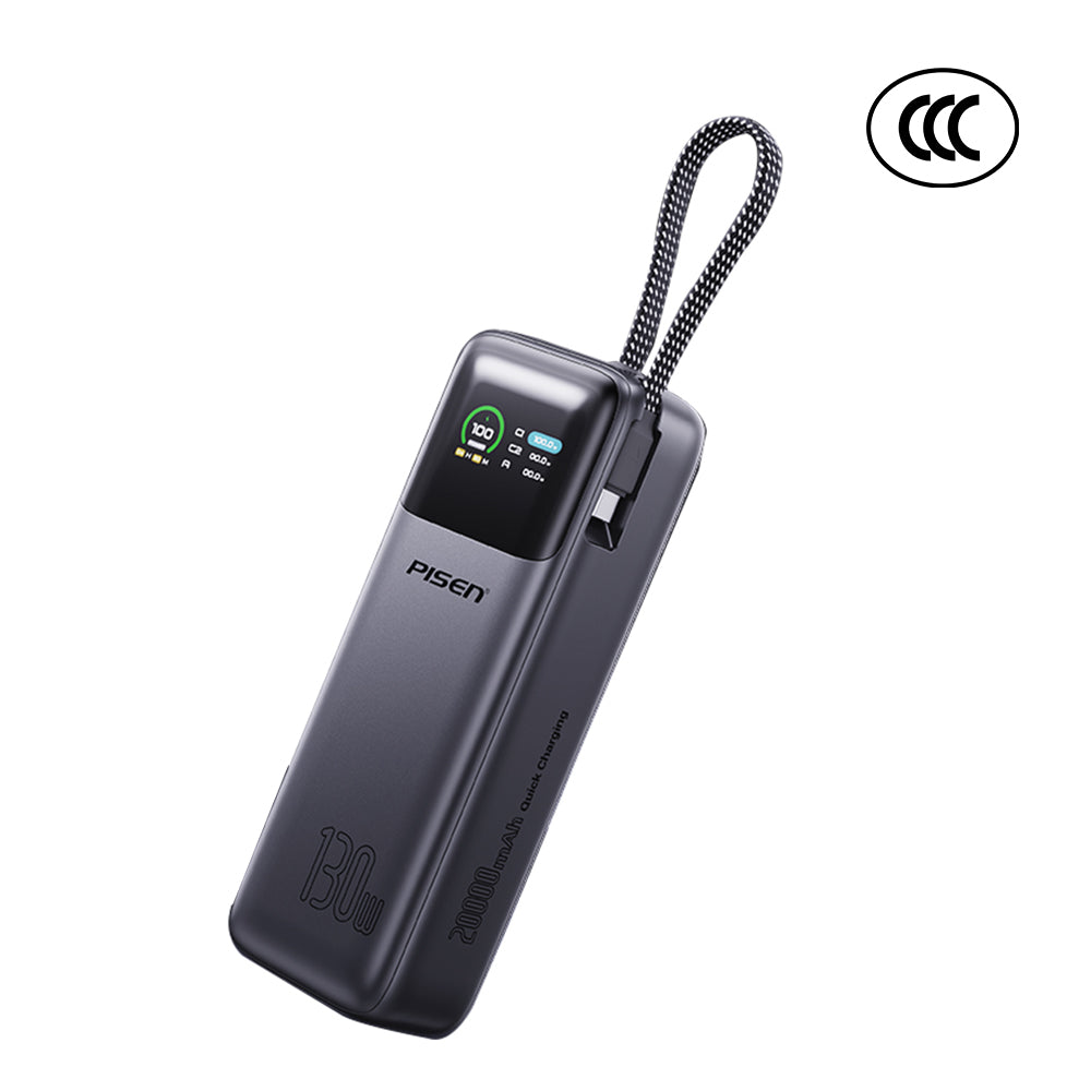 Bolt 130W 20000mAh Labtop Power Bank Pisen - CCC Certified