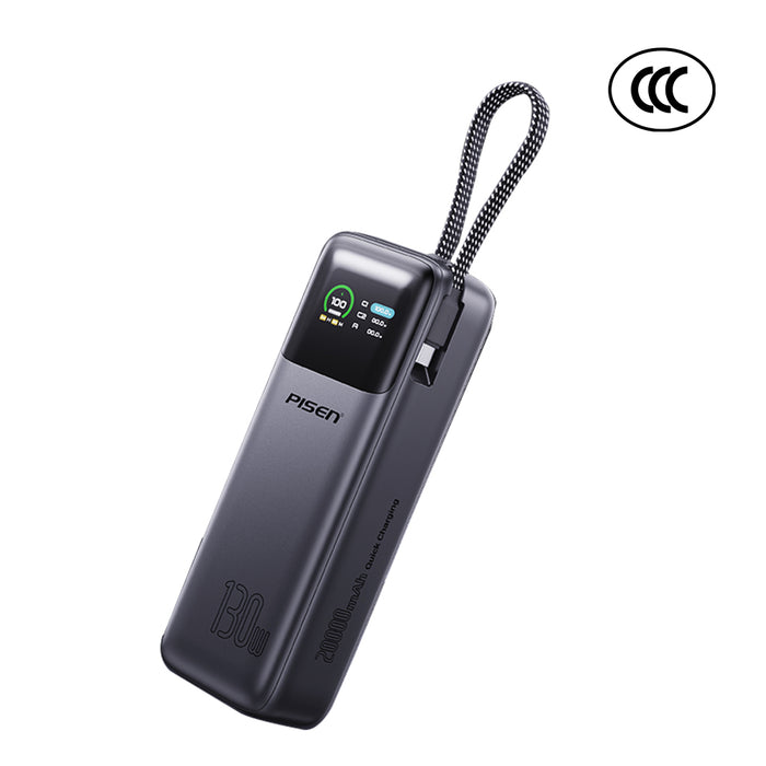 Bolt 130W 20000mAh Labtop Power Bank Pisen - CCC Certified
