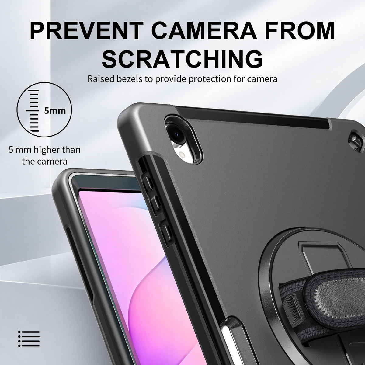 Rugged Case with Pen Holder for Galaxy Tab S12 Plus
