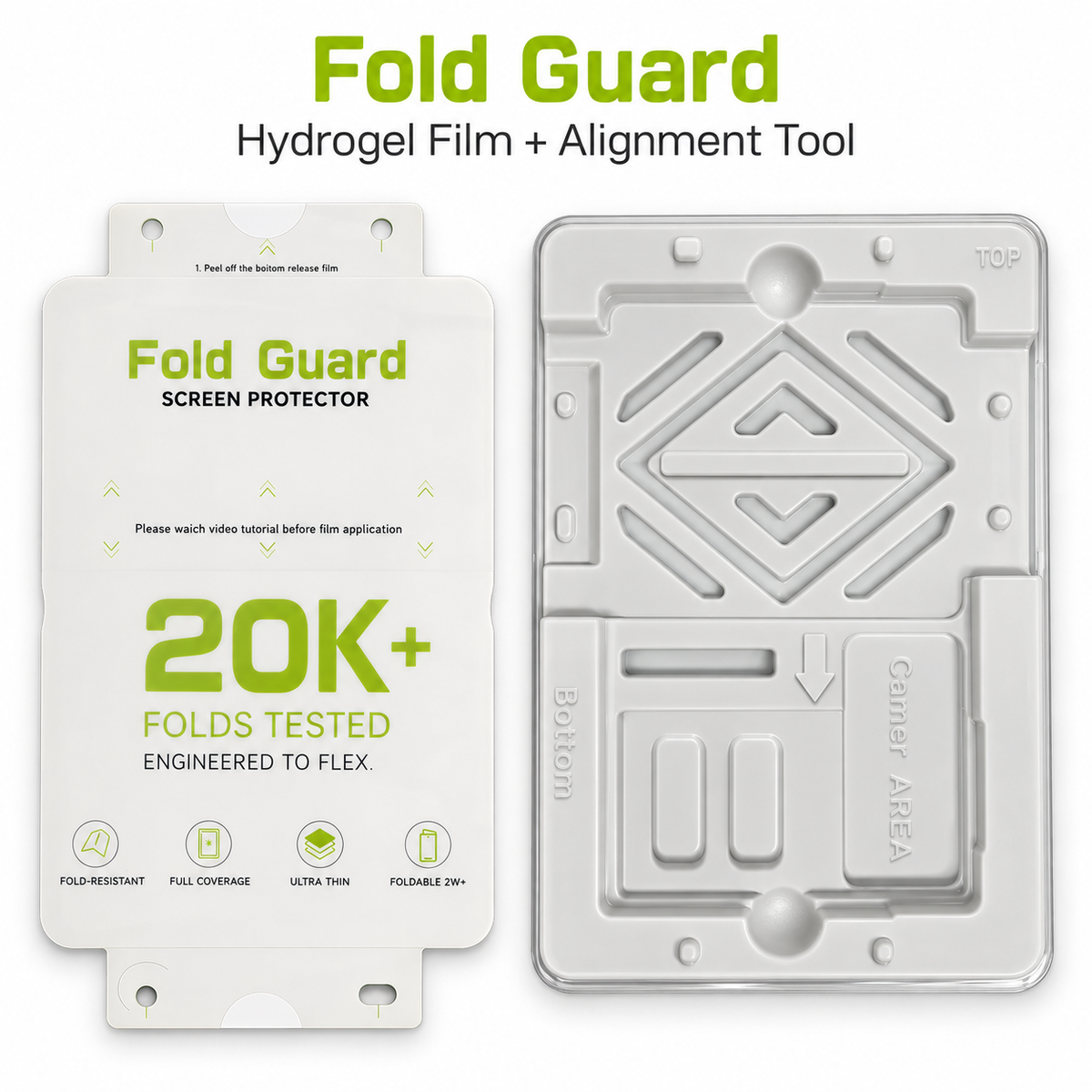 [Inner Screen only ] Hydrogel film Screen Protector For iPhone Duo 7.6'' (1 Piece)