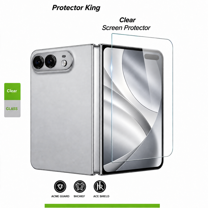 [Front Screen only ] PK Clear Screen Protector For iPhone Duo 7.6'' (10 PCS/Box)