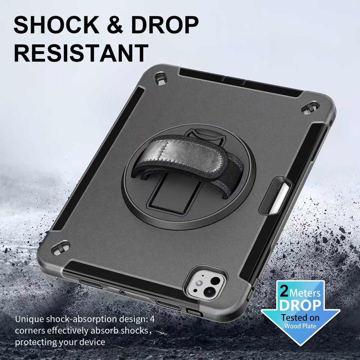 Rugged Case with Pen Holder for iPad Pro 2025(M5)/2024(M4) 11"