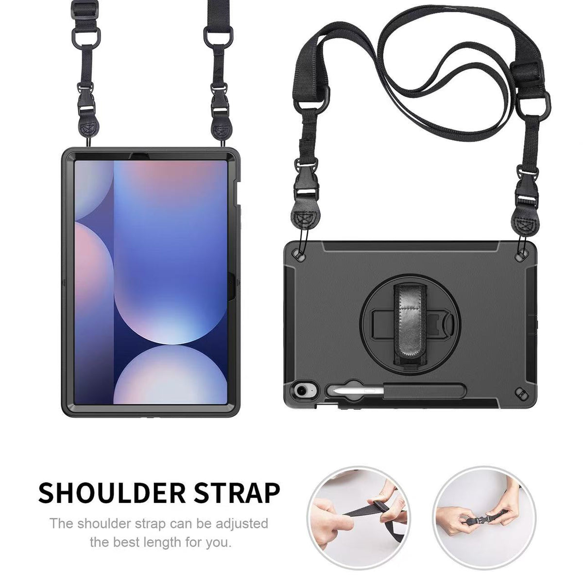 Rugged Case with Pen Holder for Galaxy Tab S10FE Plus (13.1")