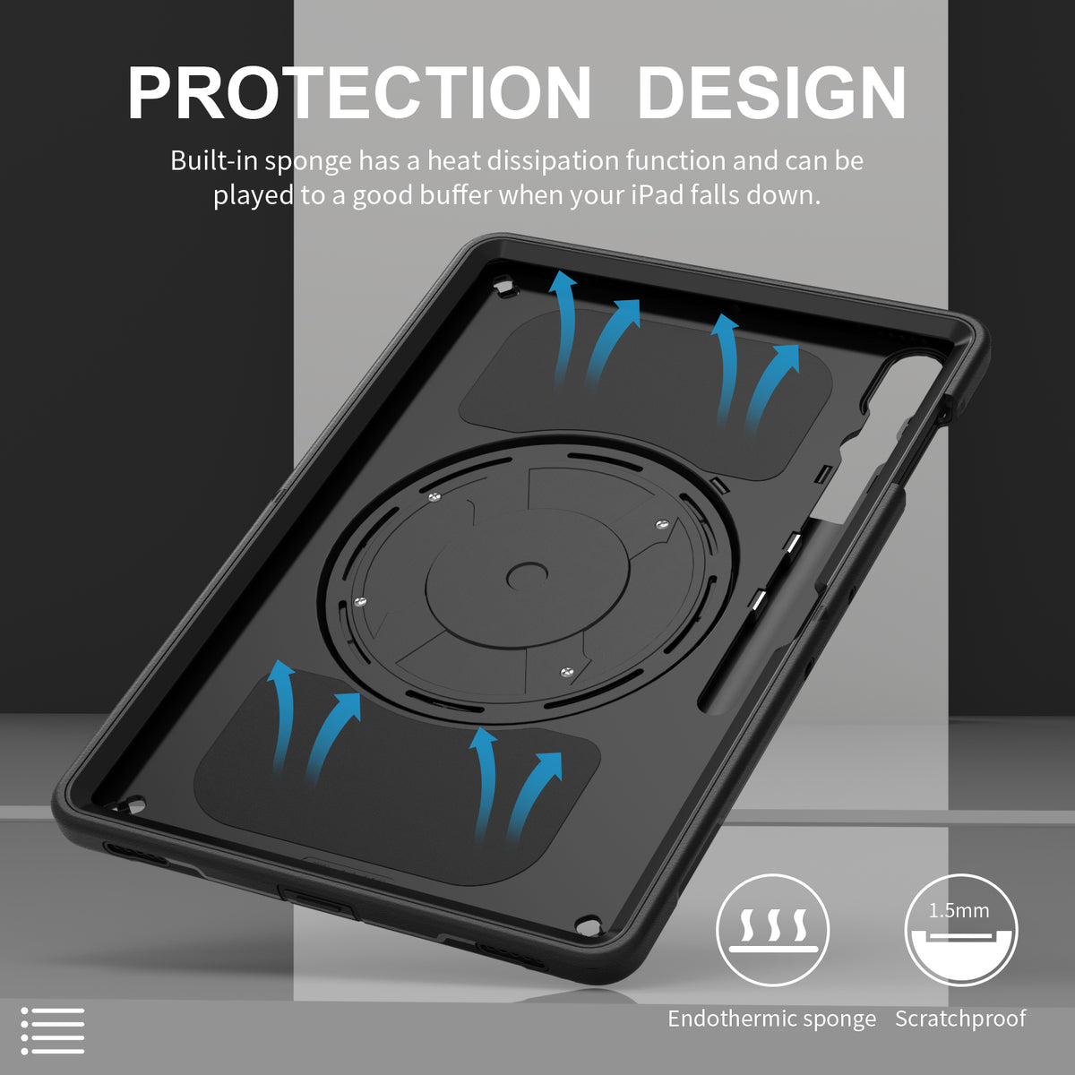 Rugged Case with Pen Holder for Galaxy Tab S12 Ultra