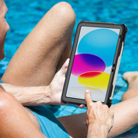 Waterproof Case With Pen Holder for iPad（A16 2025）/ iPad (10th Gen 2022) 10.9‘’