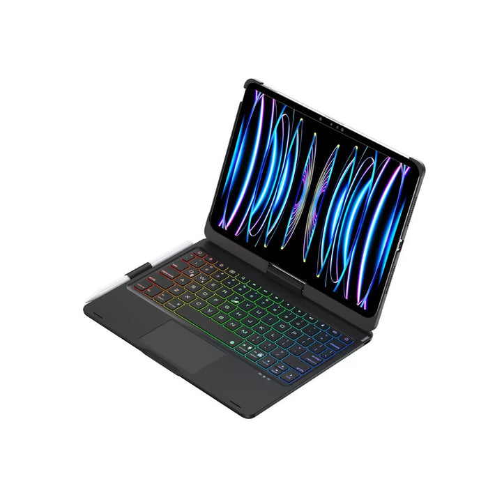 Rugged Keyboard Case Cover Apple Pencil Slot for ipad Air 11‘’ & 13‘’
