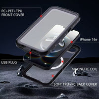 USP Apple iPhone 16e WaterProoof Case Black