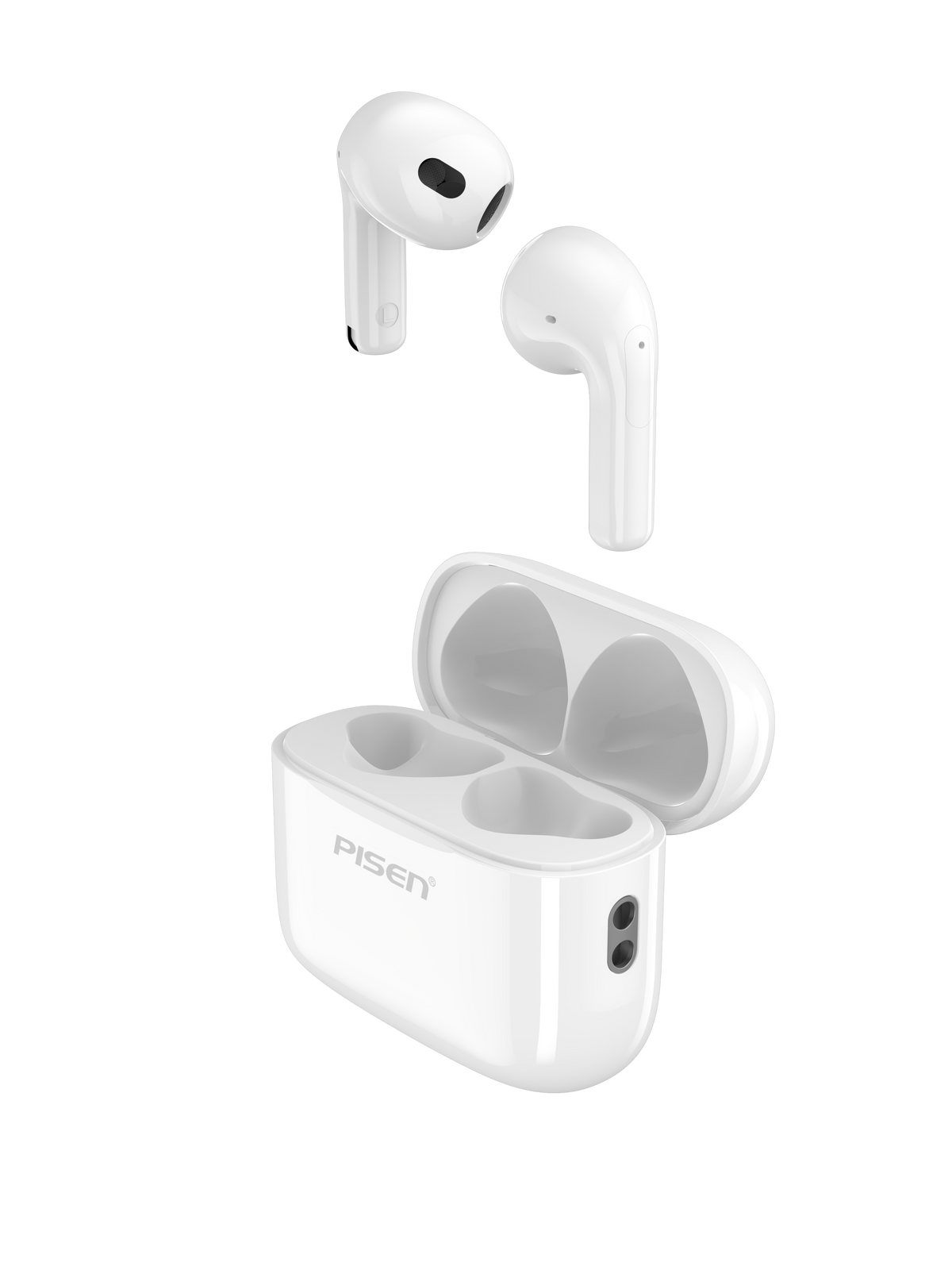 True Wireless Earphones  P1 Plus White PISEN