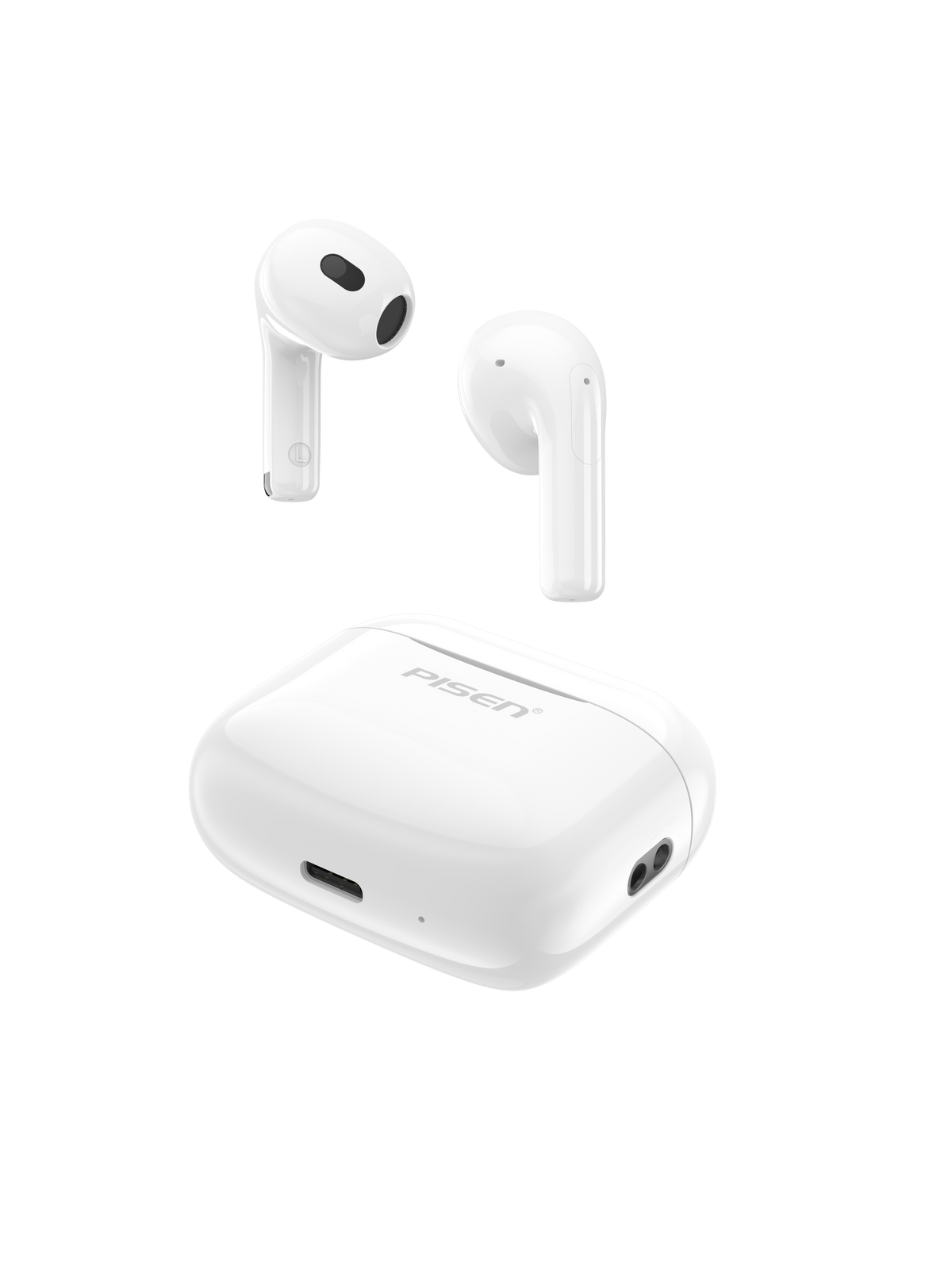 True Wireless Earphones  P1 Plus White PISEN