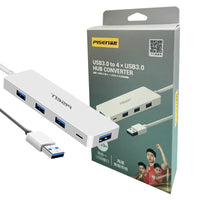 USB-A  to 4 USB 3.0 HUB Charging Port Adapter LS-RDK-DS03-150 PISEN (0.15m)