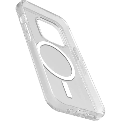 OtterBox Case for iPhone 14 Plus Symmetry + Clear Antimicrobial Case for MagSafe