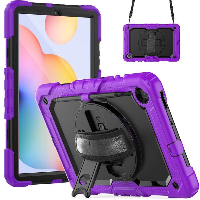 Rugged Case with Pen Holder Screen-Less for Galaxy Tab S6 Lite 10.4'' 2022 Generic Purple