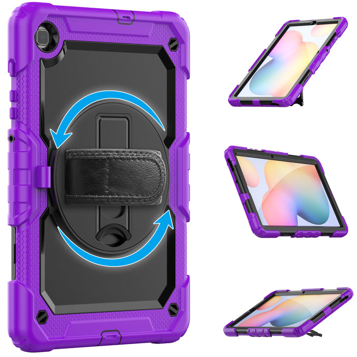 Rugged Case with Pen Holder Screen-Less for Galaxy Tab S6 Lite 10.4'' 2022 Generic Purple