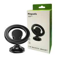 2 in 1 Car Air vent & Dashboard Mount Phone Holder Magnetic Hook Design Compatible with MagsafeBlack