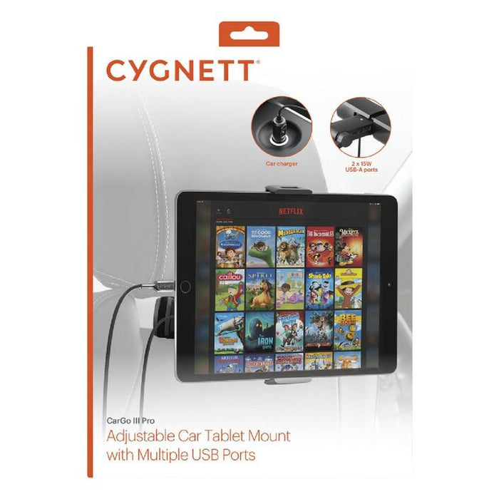 Cygnett CarGo III Pro Adjustable Car Mount for Tablets