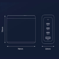 100W GaN 4 Ports USB-C PD Super Fast Laptop Wall Charger USP