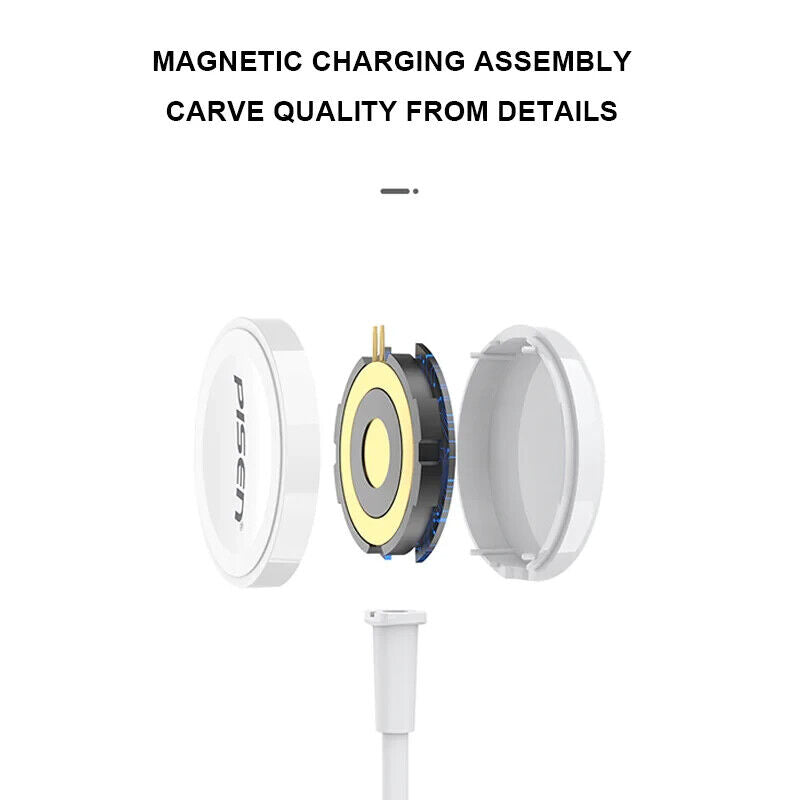 1M Type-C Charger For Apple Watch  1/2/3/4/5/6/7/SE  PISEN