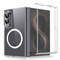 For Galaxy Z Fold 8 Hard Crystal Clear Case Compatible With Magsafe